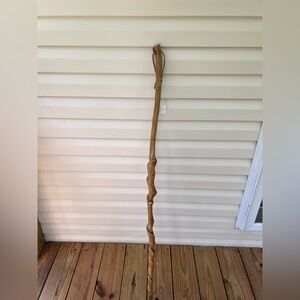 VineTwisted wooden walking stick 49 inches